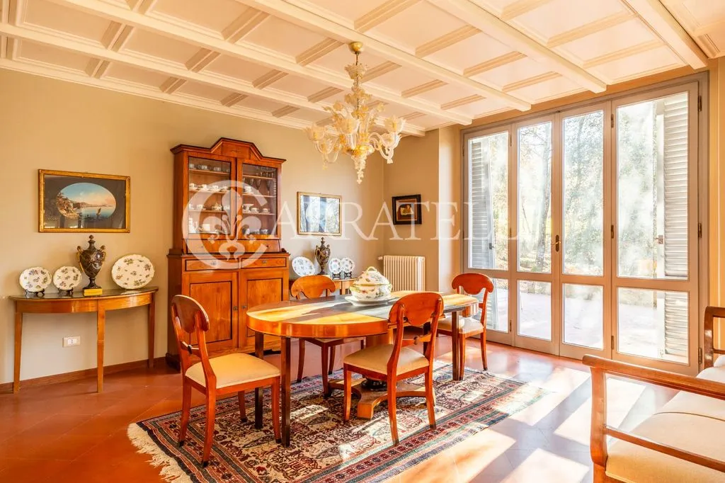 Söögituba - Rationalist Villa with Pool in Arezzo
