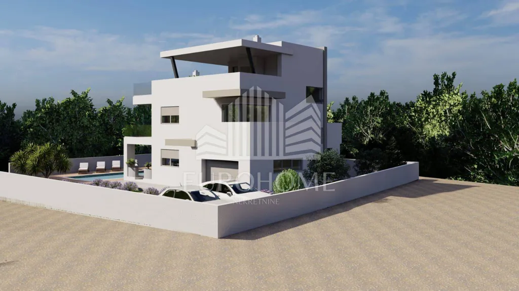 Modern Villa with Sea View in Ražanac