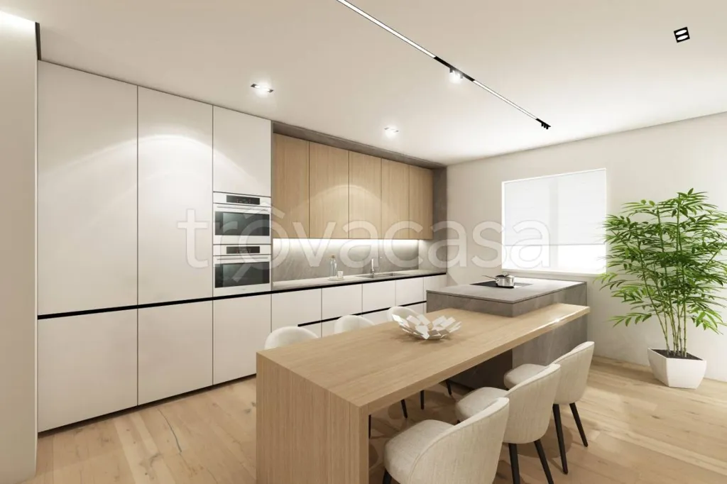 Cuisine - Modern Apartment with Balcony in Cuneo