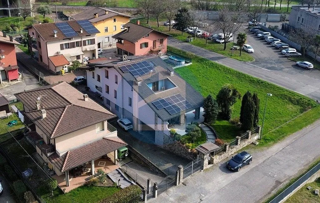 Vue aérienne - Luxury Villa with Pool in Piancogno, Lombardy