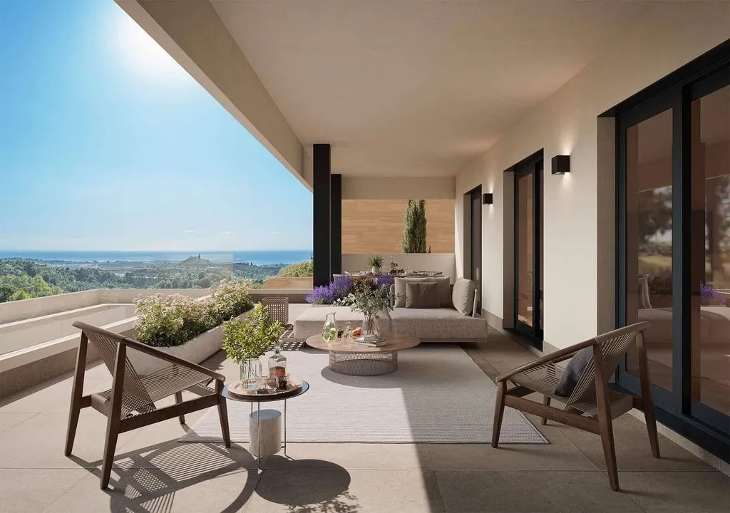 Terrasse - Luxury Flat with Sea View in Marbella