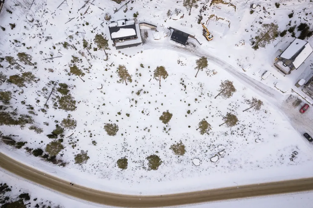 Vue aérienne - Buildable Plot with Ski Access in Järvsö