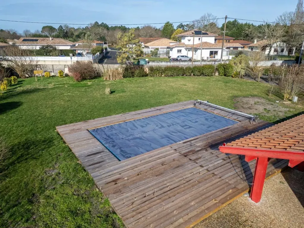 Vista aerea - Renovated Landais House with Pool in Sanguinet