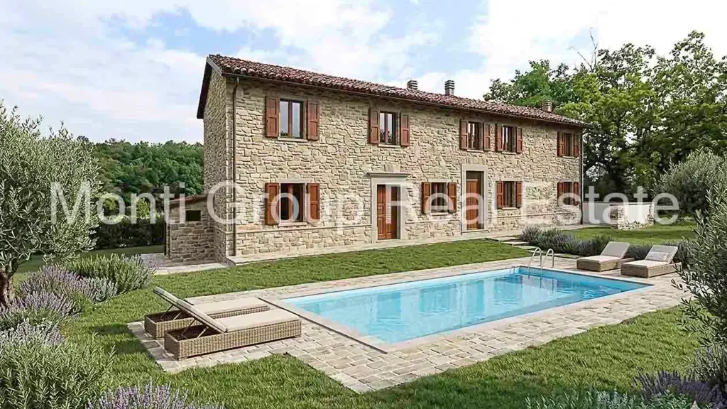Piscine - Rustic Farmhouse with Vineyard View in Strevi