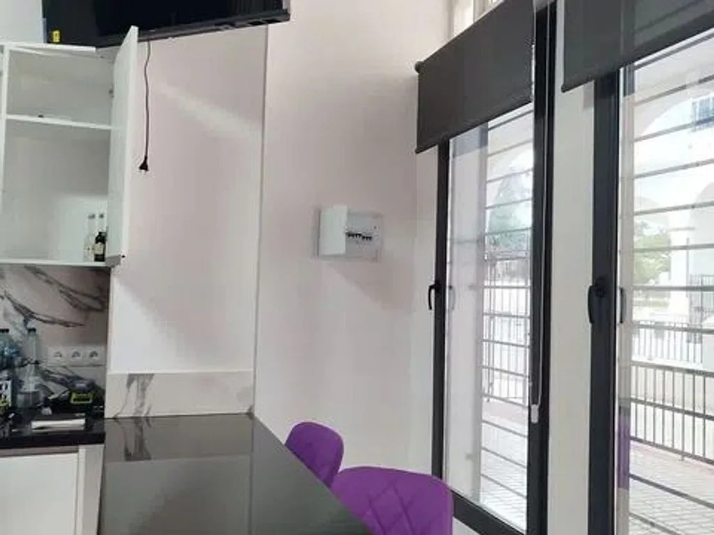 Köök - Loft with Air Conditioning in Teatinos, Málaga