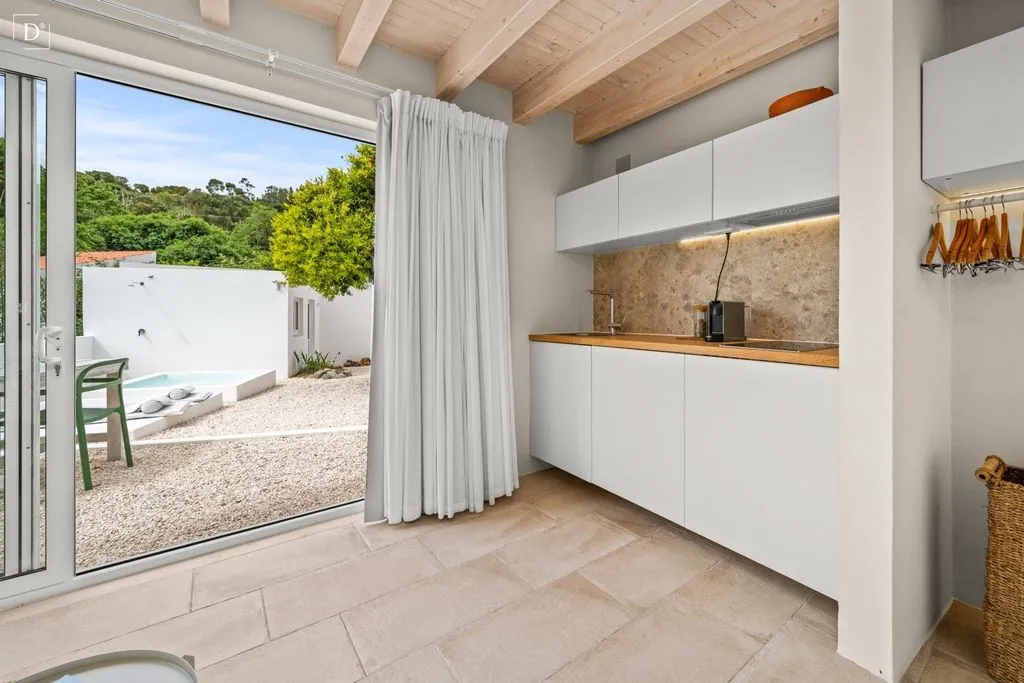 Köök - Luxury Villa with Mountain Views in Monchique