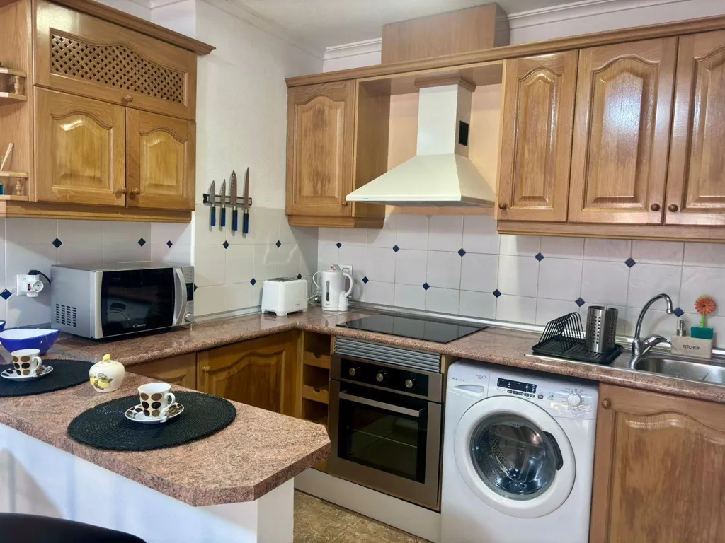Kitchen - 2-Bedroom Apartment with Terrace in Cabo Roig