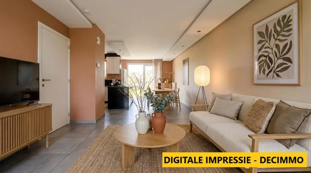 Séjour - Maison Moderne avec Espace Vert à Balen