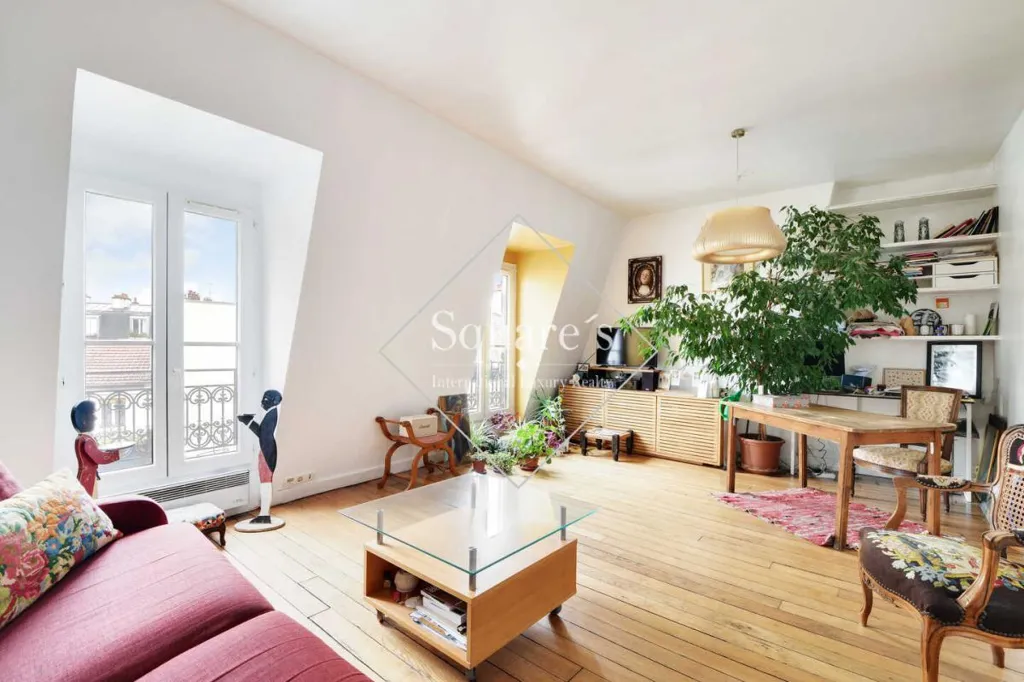 Séjour - Appartement Triplement Exposé au Jardin des Plantes