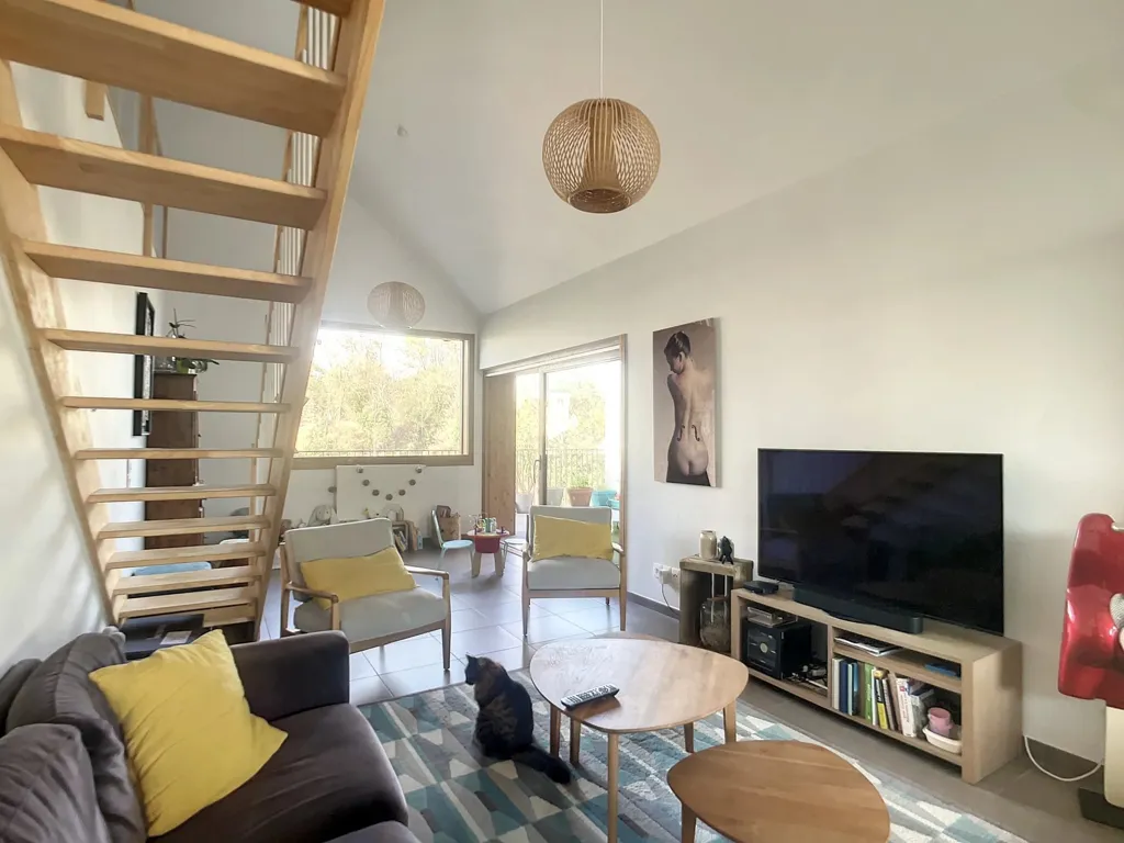 Séjour - Appartement T4 avec Terrasse et Vue Montagnes à Bellecombe