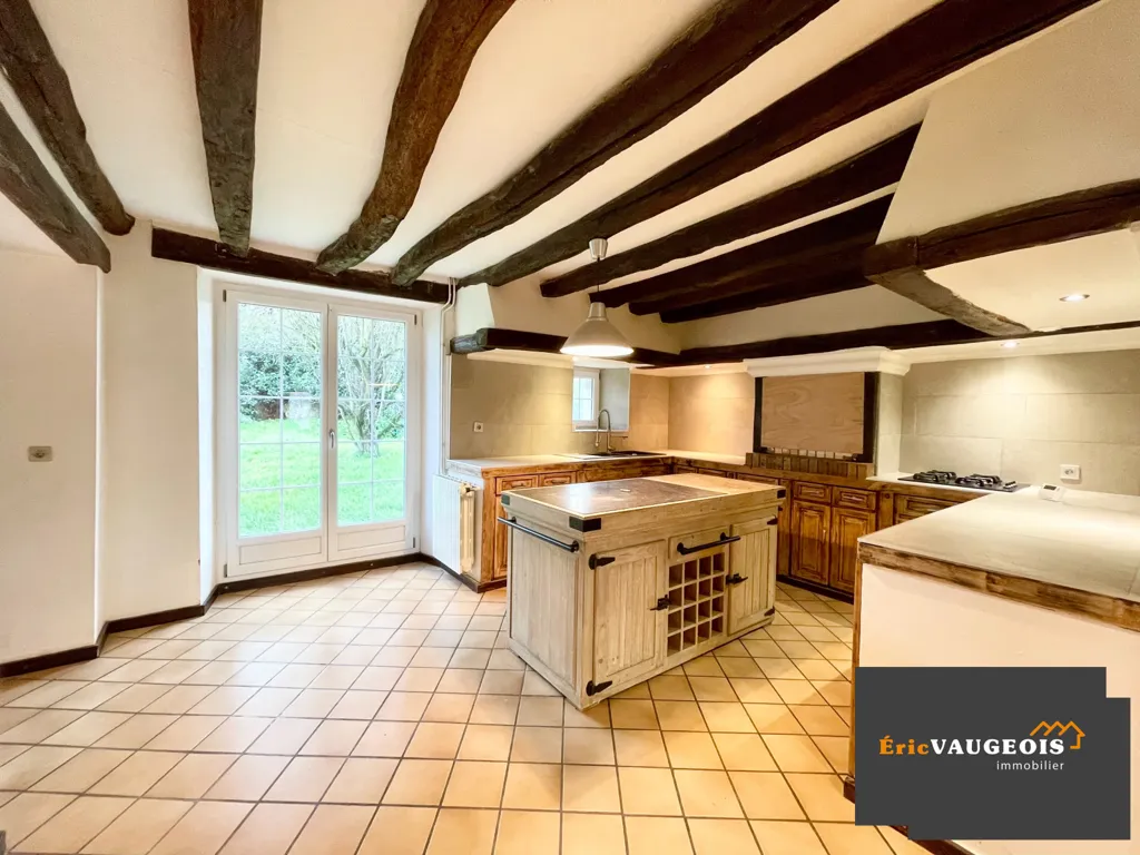 Cuisine - Maison Briarde avec Jardin à Mauperthuis