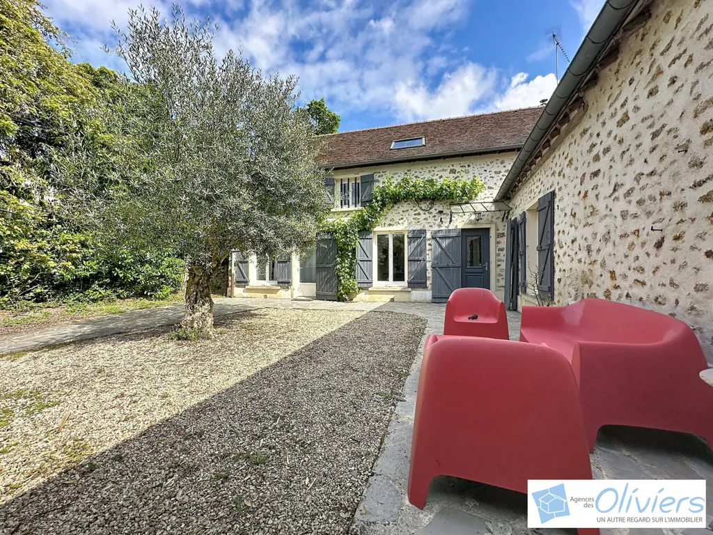 Jardin - Maison de village rénovée avec piscine à Boullay les Troux