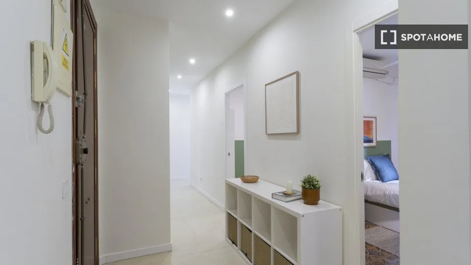 Entrée - Shared Room with Kitchen in Arapiles, Madrid