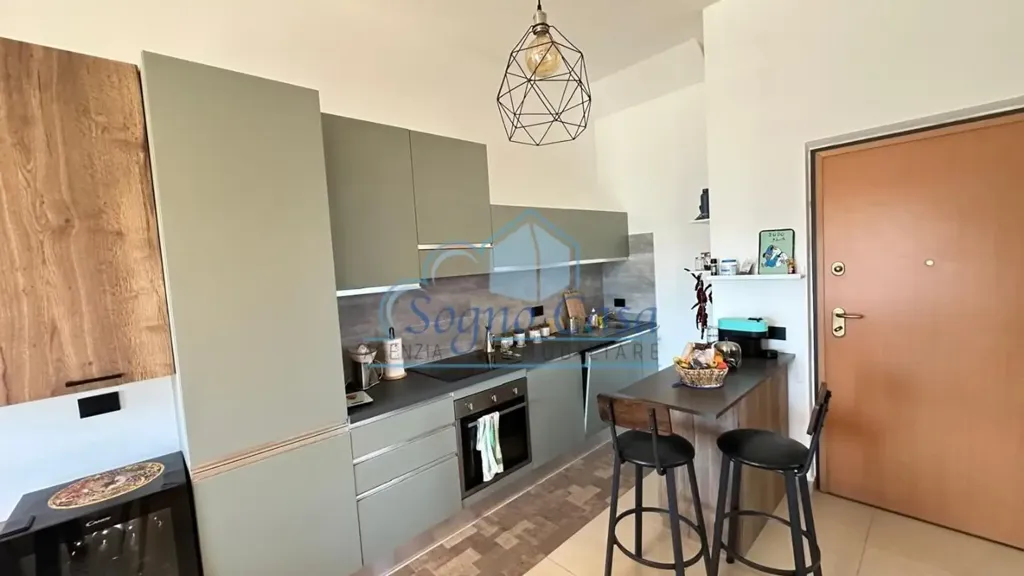 Köök - Studio with Balcony in Sarzana