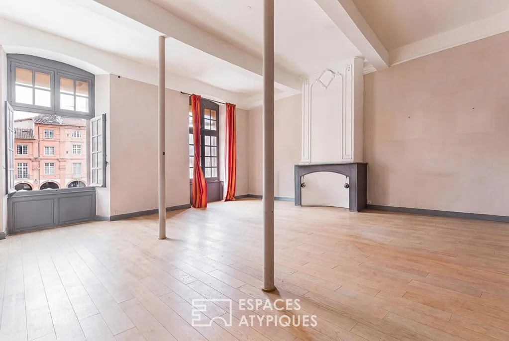 Séjour - Appartement Traversant avec Double Destination à Montauban