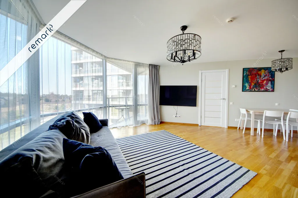 Séjour - Modern Apartment with Sea View in Vilnius