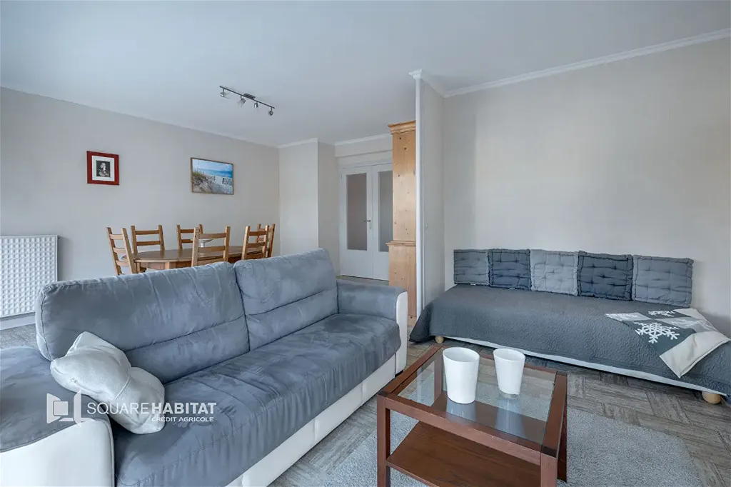 Séjour - Appartement 4 Pièces avec Terrasse à La Baule