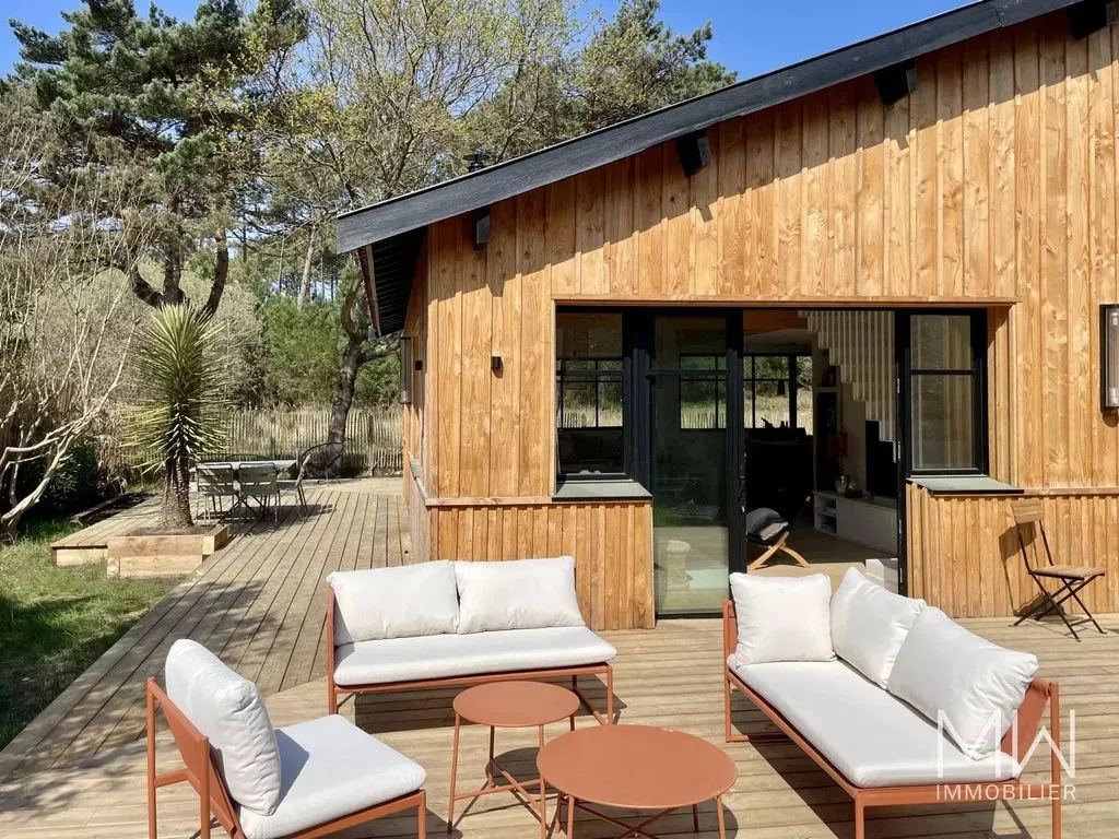 Terrace - Luxury Villa with Pool in Lège-Cap-Ferret