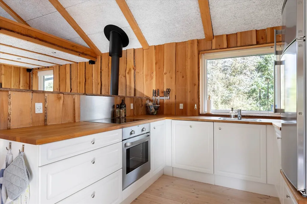 Kitchen - 1957 Summerhouse with Garden in Løgstør