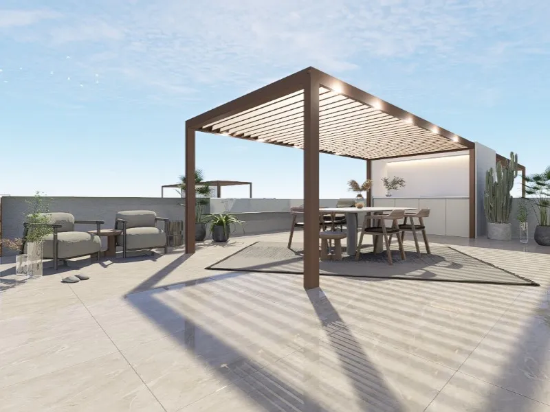 Terrass - Bungalows with Solarium in Pilar de la Horadada
