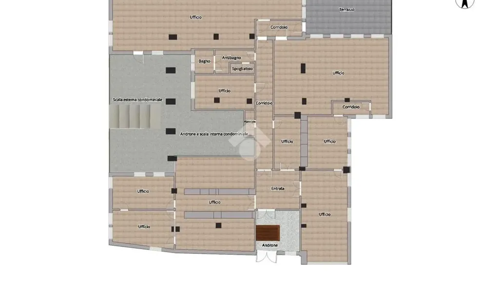 Plan - Commercial Space with Central Location in Susa