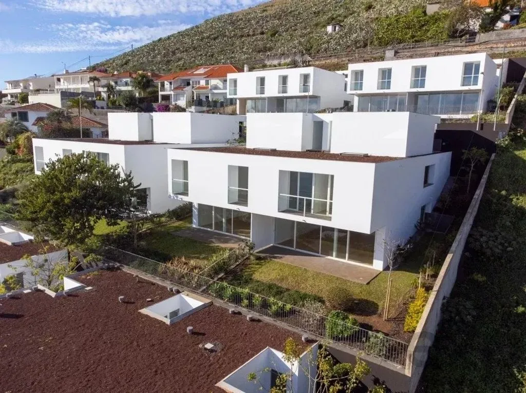 Aerial - Modern Villa with Ocean View in Funchal