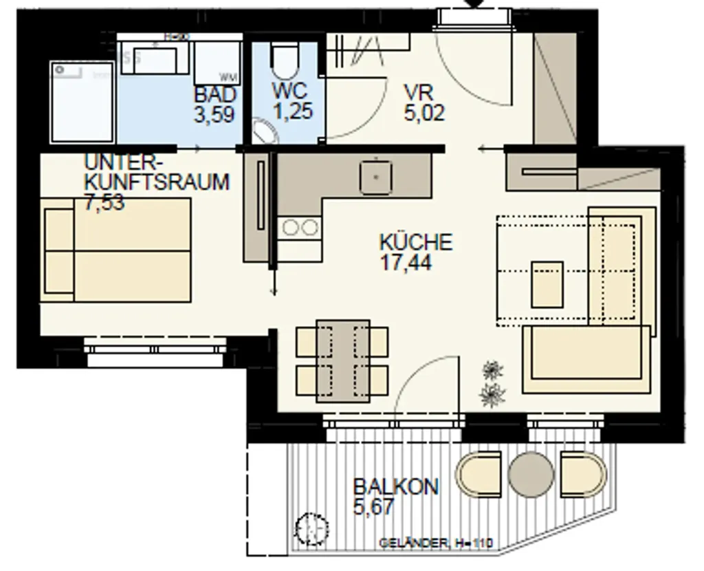 Plan - Luxury Apartments with Private Outdoor Space in Vienna