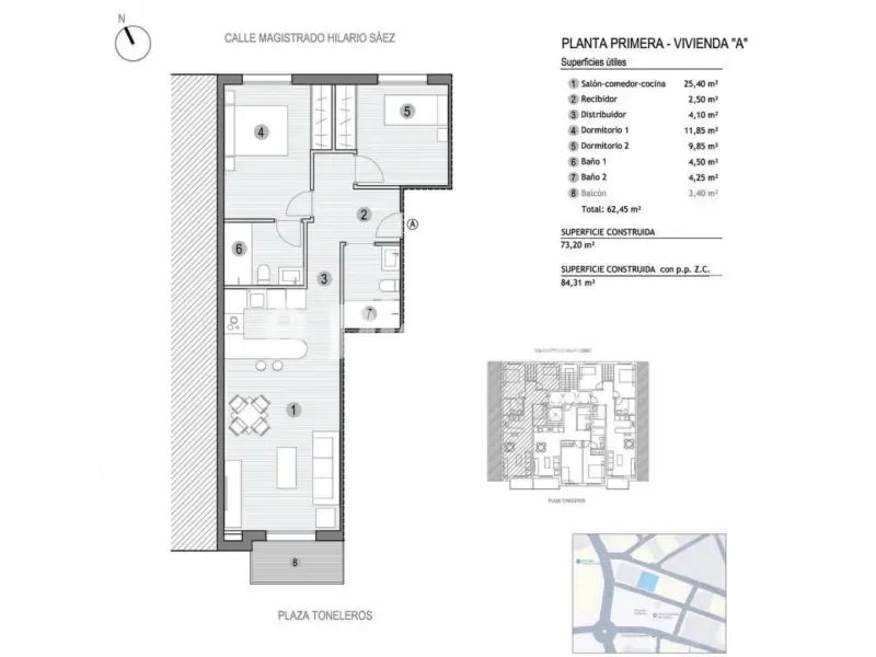 Plaan - Apartment with Sea View in Mazarrón