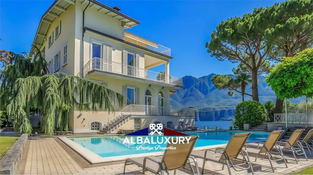 Pool - Waterfront Villa with Lake View in Lake Como