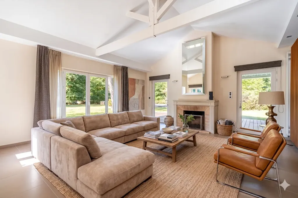 Soggiorno - Architecturally Refined Farmhouse in Messimy-sur-Saône
