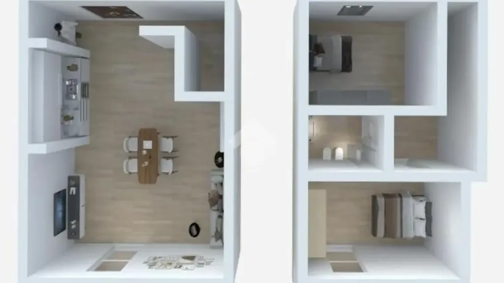 Plaan - Cielo-Terra House with Balcony in Terni