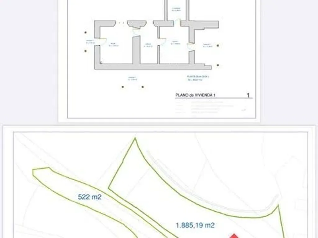 Grundriss - Rural House with Garden in Lugás