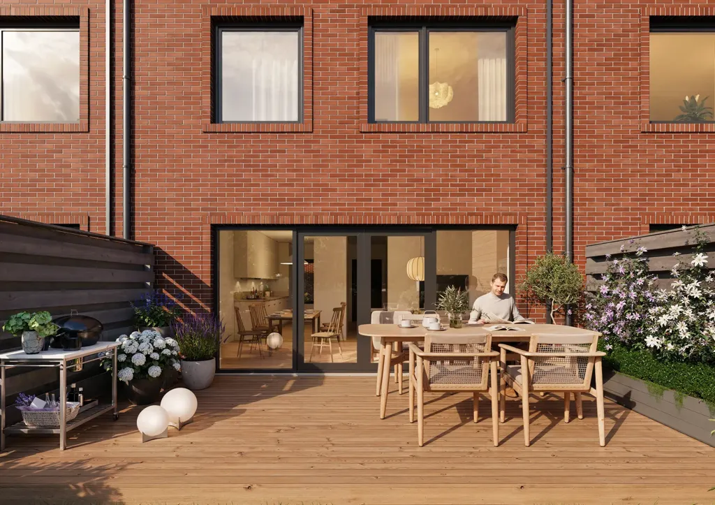 Terrass - Modern Terraced House with Sea View in Malmö