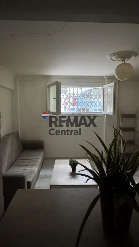 Living Room - Semi-Basement Apartment with Garden in Athens Centre