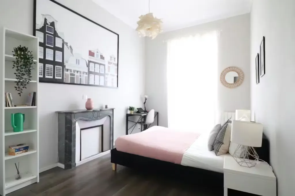 Camere da letto - Furnished Flat with Internet in Nice