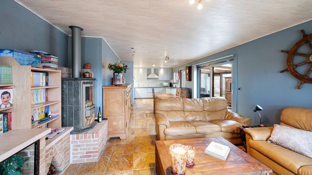 Living Room - Bungalow-Villa with Pool in Lissewege