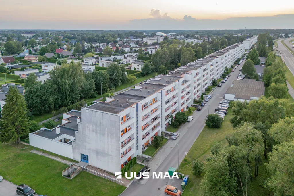 Vue aérienne - Renovated Flat with Balconies in Pärnu