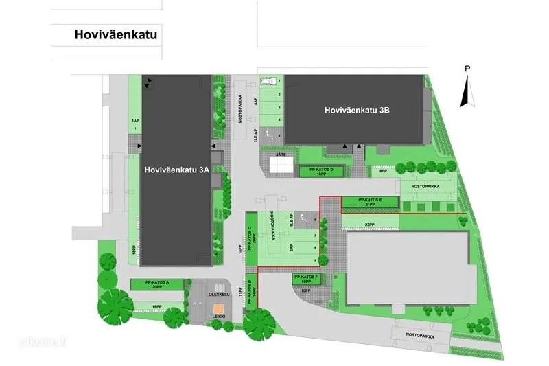 Planimetria - Modern Apartment with Balcony in Turku Centre