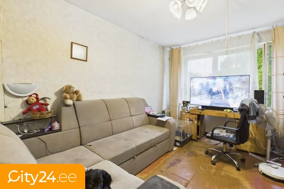 Séjour - 3-Bedroom Flat with Balcony in Iļģuciems