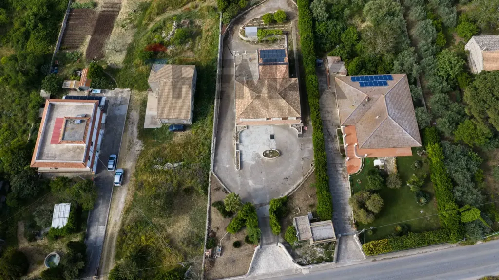 Vue aérienne - Villa with Panoramic View in Modica