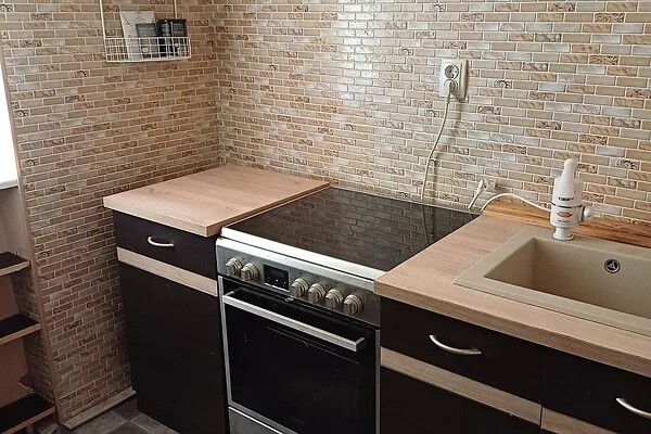 Kitchen - Apartment with Sea View in Kohtla-Järve Centre