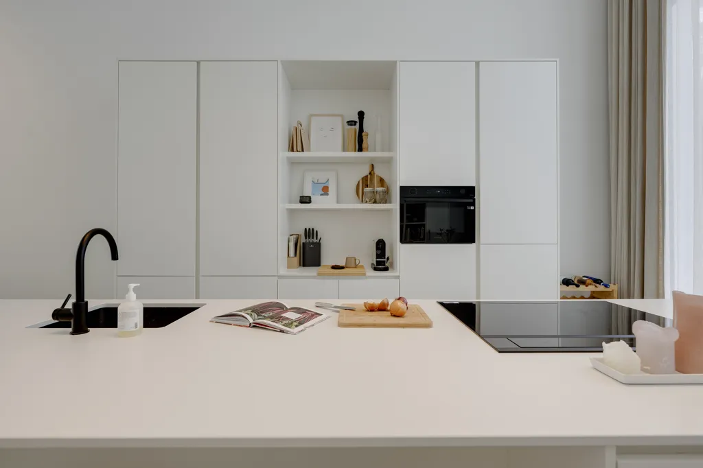 Cucina - Duplex Apartment with Private Garden in Antwerp