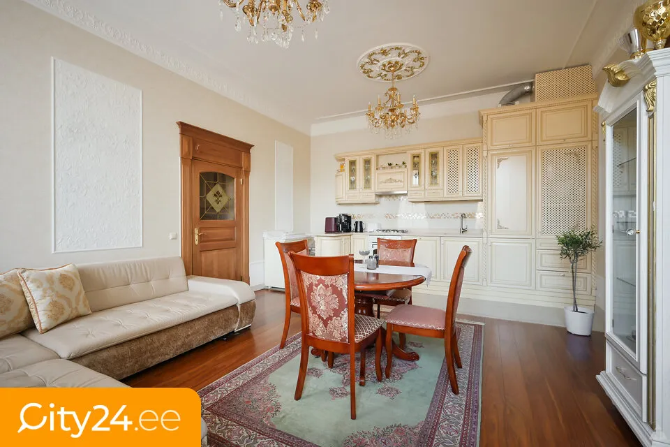 Soggiorno - Historic Apartment with Park View in Riga Centre