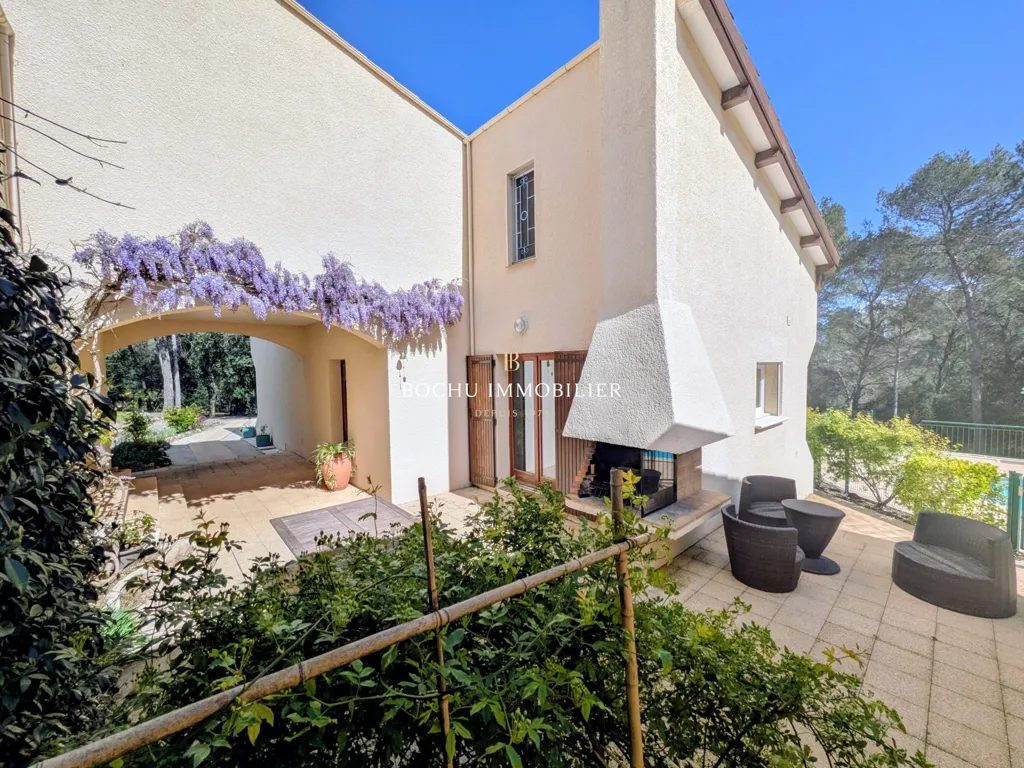 Terrass - Architect House with Pool in Pine Forest near Montpellier