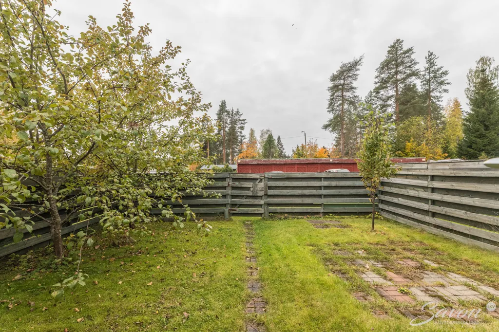 Garden - Sauna-Enabled Terraced House in Käpykangas, Varkaus