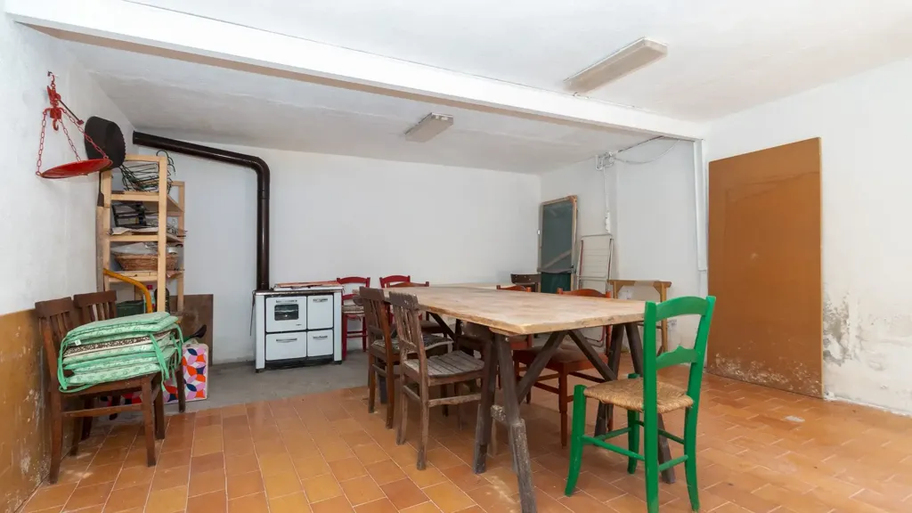 Salle à manger - Chalet with Balcony in Agliasco, Paesana