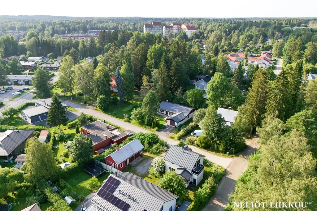 Vue aérienne - Detached House with Garden in Vatiala, Kangasala