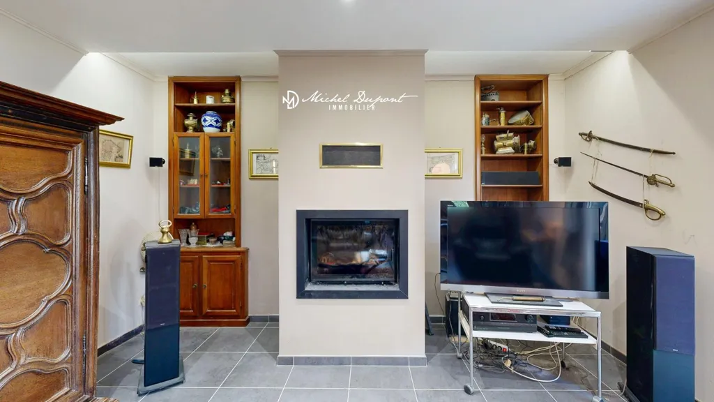 Living Room - Stone House with Pool in Périgord Noir