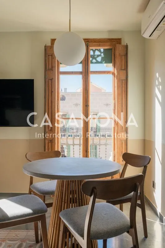 Söögituba - Modern Flat with Garden View in Eixample