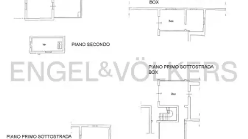 Plan - Villa with Three Apartments in Guidonia Montecelio